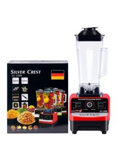 SILVER CREST Heavy Duty Blender Mixer Electric High Speed Juicer Food Processor 2.5L 4500W BPA Free High Power Blenders For Kitchen Stainless Countertop Ice Smoothie Blender  - Image 2