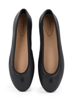 TOMMY HILFIGER Hardware Leather Ballerinas  - Image 5