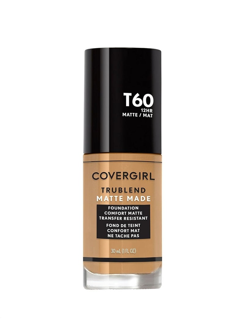 CoverGirl - COVERGIRL TruBlend Matte Made Liquid Foundation, Warm Sun - Image 1
