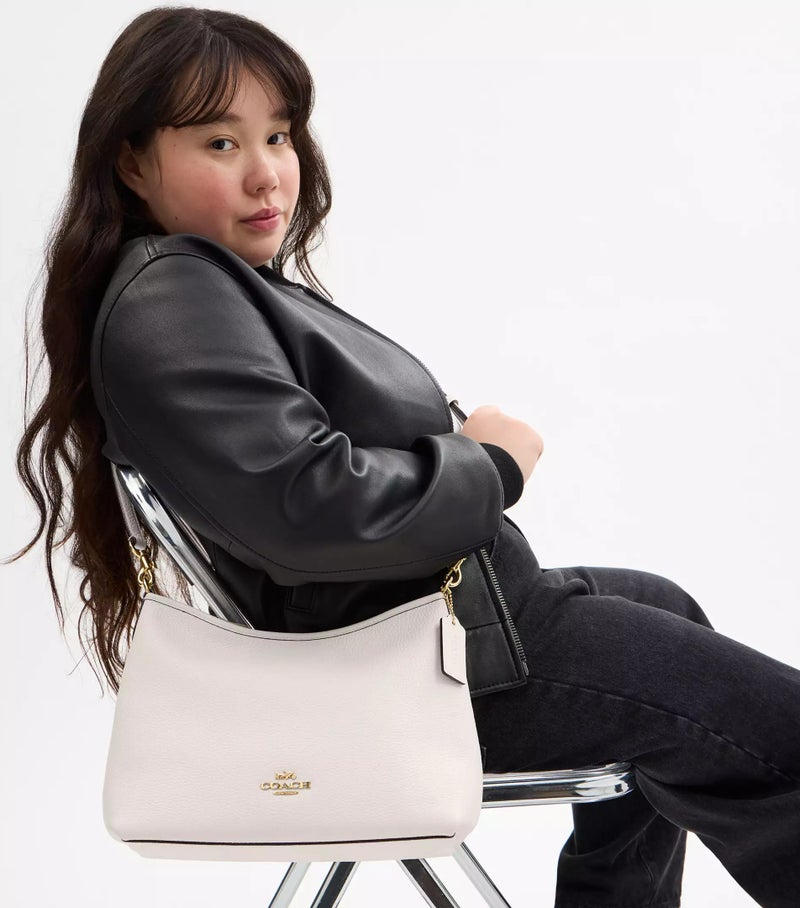 كوتش اوت ليت حقيبة كتف لوريل من Coach/coachoutlet، حقيبة كروس بودي نسائية، حقيبة يد نسائية، حقيبة كتف نسائية، حقيبة سفر نسائية، لون أبيض - 31 سم - Image 4