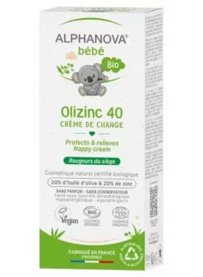 Alphanova Baby Olizinc 40 Organic 50g - Image 1