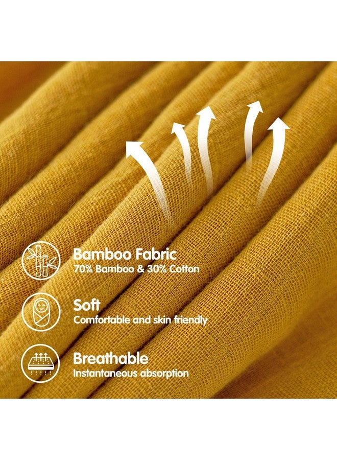 kmilro Muslin Swaddle Blankets, Baby Swaddle Wrap for Baby Boys and Girls Unisex, 6-Pack Breathable and Skin-Friendly Baby Receiving Blankets, Baby Essentials, Registry & Gift, 43 x 47 inches - Image 4