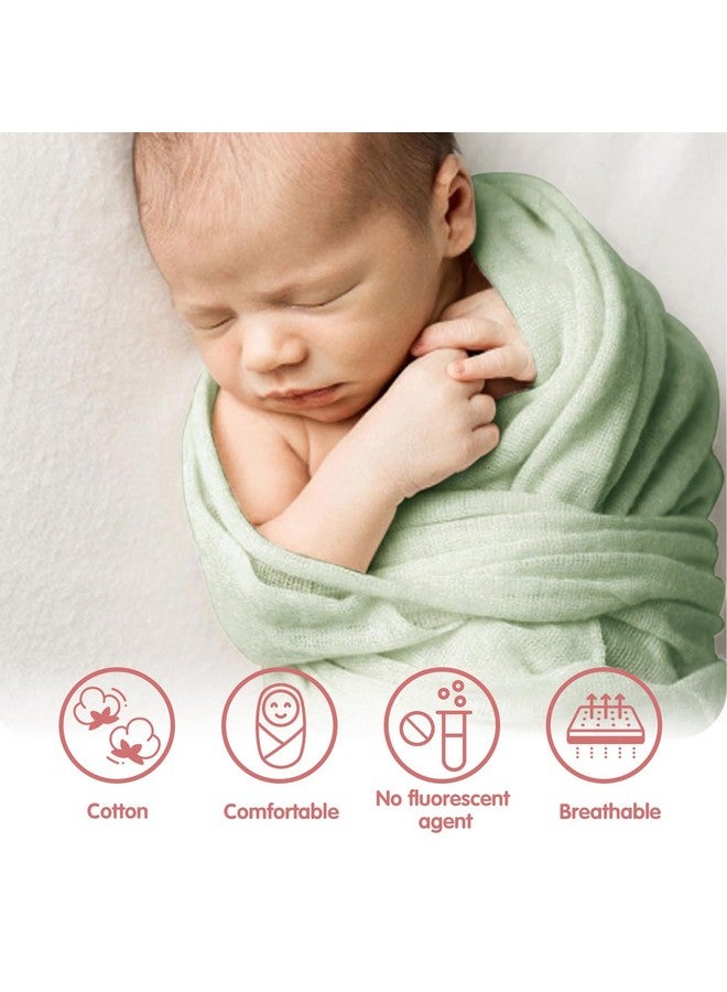 kmilro Muslin Swaddle Blankets, Baby Swaddle Wrap for Baby Boys and Girls Unisex, 6-Pack Breathable and Skin-Friendly Baby Receiving Blankets, Baby Essentials, Registry & Gift, 43 x 47 inches - Image 2