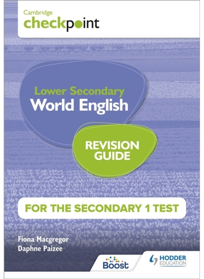 Cambridge Checkpoint Lower Secondary World English for the Secondary 1 Test Revision Guide - Paperback