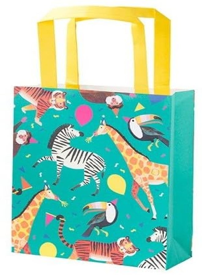توكينج تيبلز مستلزمات حفلات بطابع الغابة من Talking Tables، أكياس هدايا لحفلات السفاري وحديقة الحيوانات، أكياس هدايا لحفلات أعياد الميلاد | ورقية، عبوة من 8 قطع - Image 1
