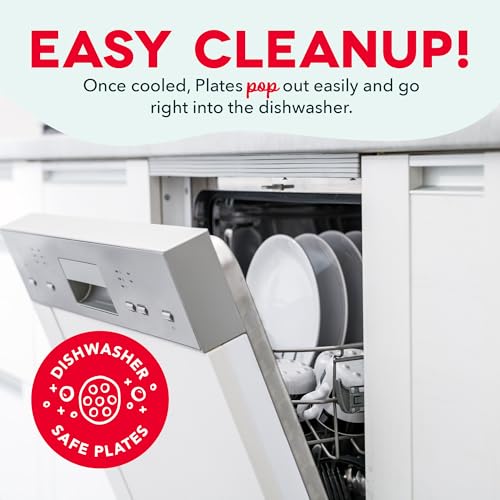 DASH MultiMaker Treat Maker System, Mini Donuts, Heart Shaped Waffle, Mini Cupcakes - Aqua - Image 5