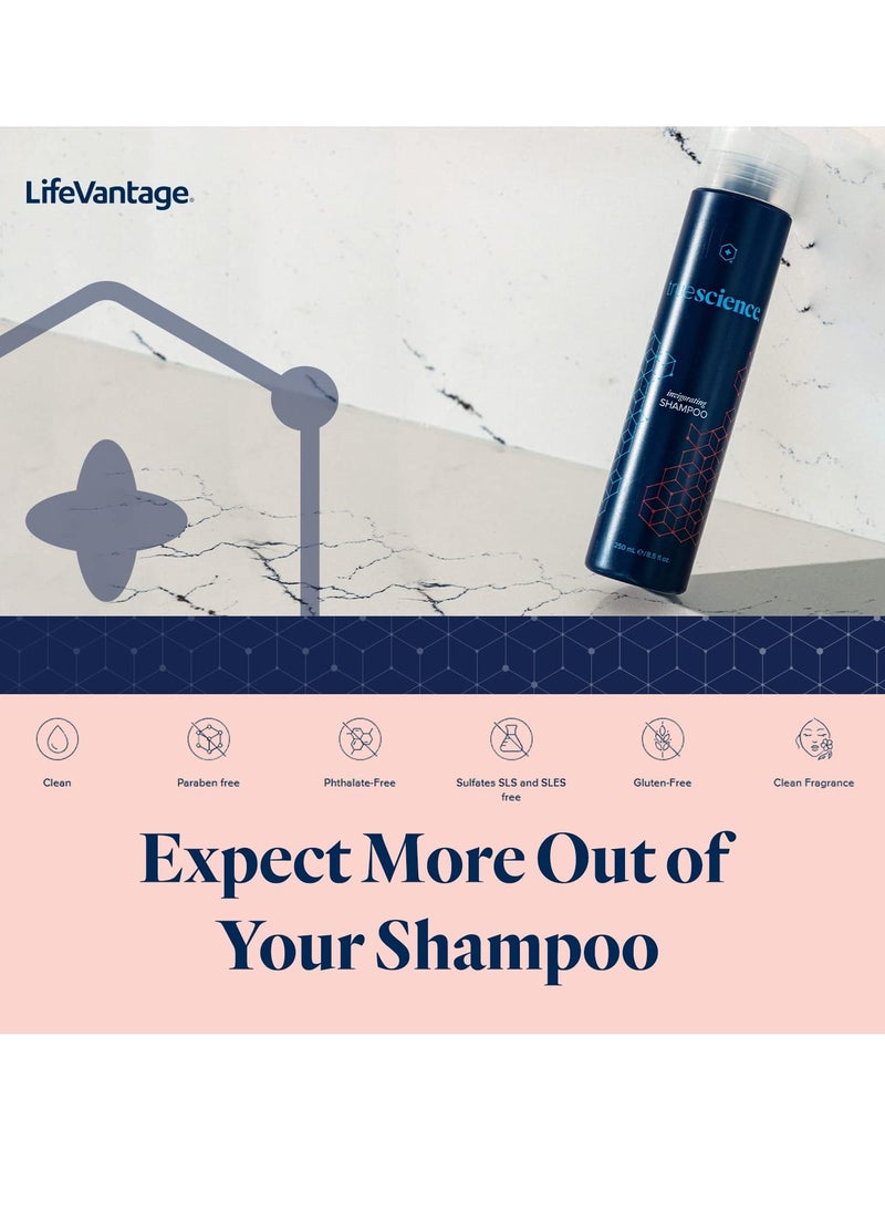 LifeVantage - LifeVantage - Nourishing Hair Shampoo - Nrf2 Ingredients, Oil Complex, Peppermint Oil, Green Tea and Coconut Oil - 250ml - Image 1