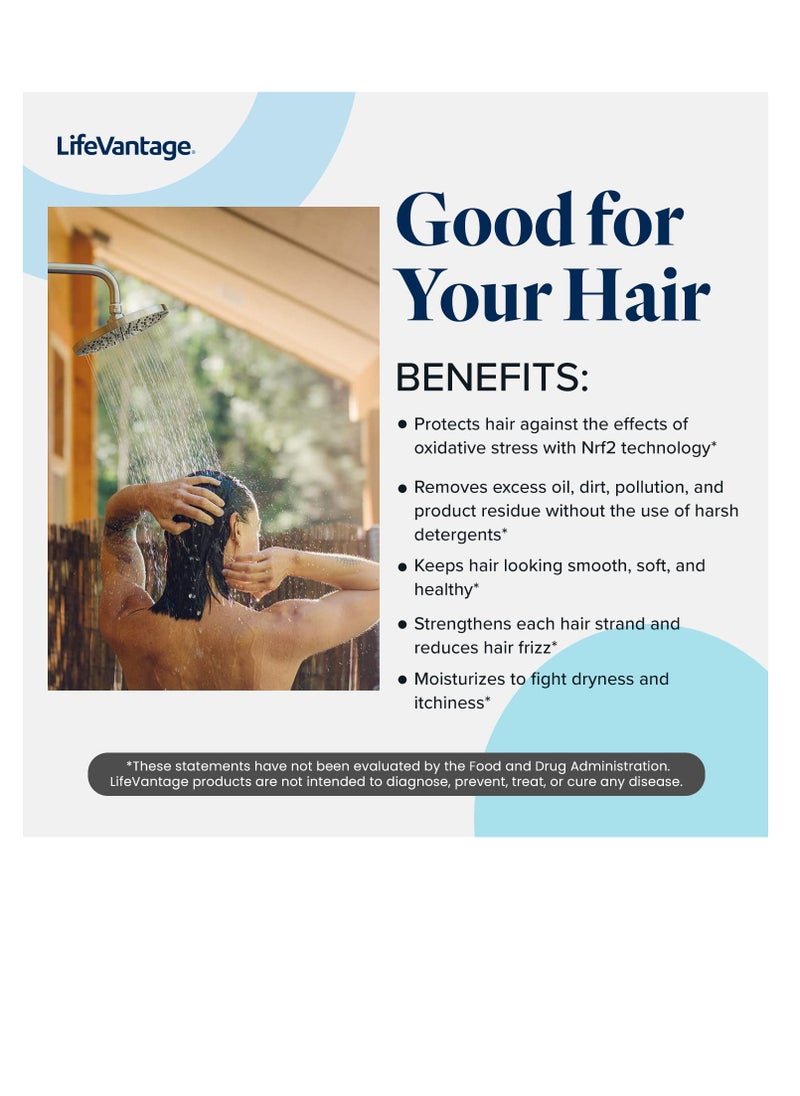 LifeVantage - LifeVantage - Nourishing Hair Shampoo - Nrf2 Ingredients, Oil Complex, Peppermint Oil, Green Tea and Coconut Oil - 250ml - Image 1