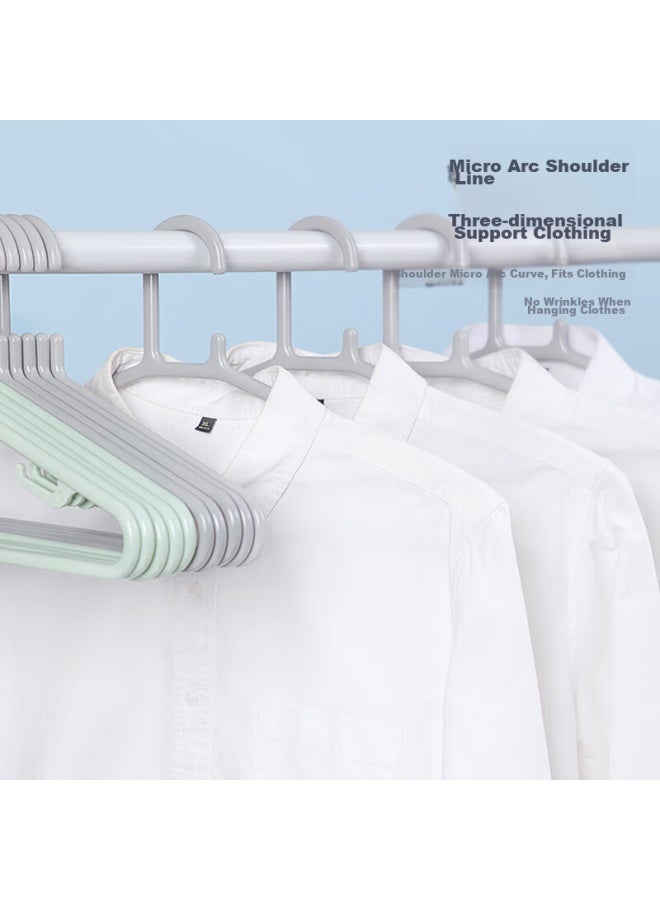 Camellia Coat Hangers, Non-slip Clothes Hangers, Clothes Rack, Drying Rack, Windproof, 46cm, 10 Pieces