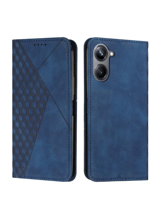 S-TOP Case For Realme 10 Pro Diamond Splicing Skin Feel Magnetic Leather Phone Case - Image 1