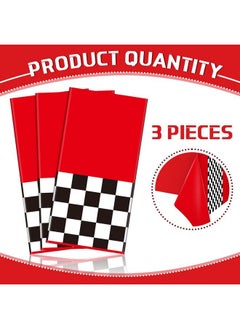 Irenare Car Birthday Party Supplies Racing Party Decorations Road Tablecloth Racetrack Tablecloth Racetrack Table Runner Tablecovers For Kids Car Theme Birthday Party 54 X 108 Inch (Fresh Style 3 Sheets)  - Image 5