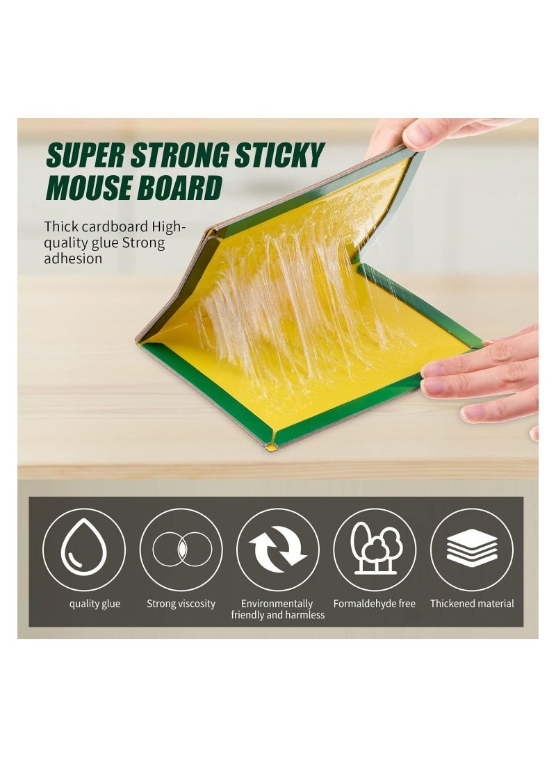 Generic Pack Large Mouse Glue Traps with Enhanced Stickiness for Rat Rodent Cockroach and Other Household Sticky Pad Board House Indoor Outdoor  - Image 5