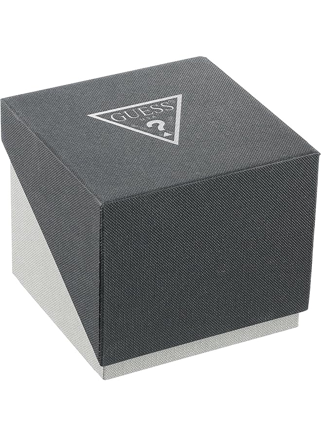 جس ساعة كرونوغراف بسوار من الفولاذ المقاوم للصدأ باللون الرمادي المعدني - Image 3