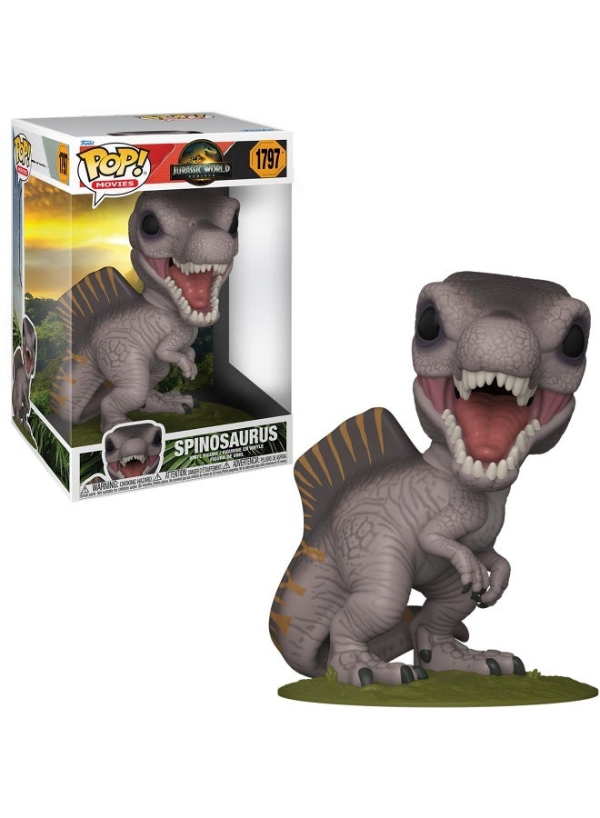 Funko Pop! Movies: Jurassic World 5 - Spinosaurus 10 Inches, Collectible Vinyl Figures - Gift Idea - Official Merchandise - Toys for Kids & Adults - Model Figure for Collectors and Display - Image 3