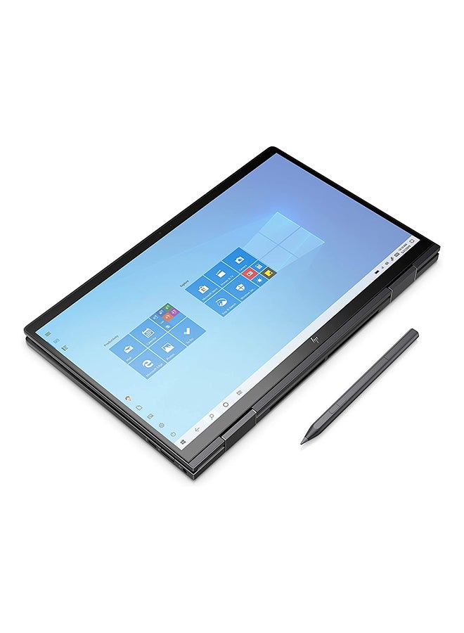 HP كمبيوتر محمول Envy x360 13-ay0007ne قابل للتحويل 2 في 1 بشاشة تعمل باللمس FHD مقاس 13 بوصة ومعالج AMD Ryzen 5 وذاكرة وصول عشوائي 8 جيجابايت ومحرك أقراص SSD سعة 512 جيجابايت وبطاقة رسومات AMD Radeon ولوحة مفاتيح إنجليزية وعربية - Image 4