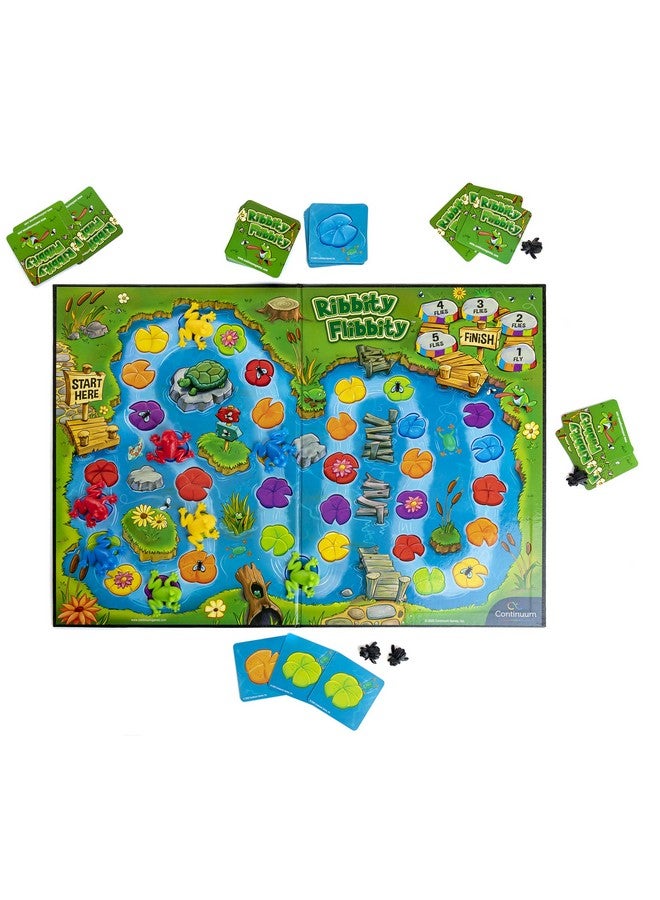 Continuum Games Ribbity Flibbity, The Lily Pad Leaping, Fly Feasting Game, Fun Frog-Themed Board Game - Image 2