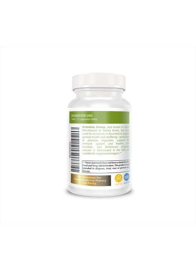 Jiva BOTANICALS - Artemisia Annua Capsules - Sweet Wormwood Capsules - Wormwood Herb Extract from Sweet Wormwood Root - Leverage The Benefits of Wormwood Plant - 90 Capsules - Image 1