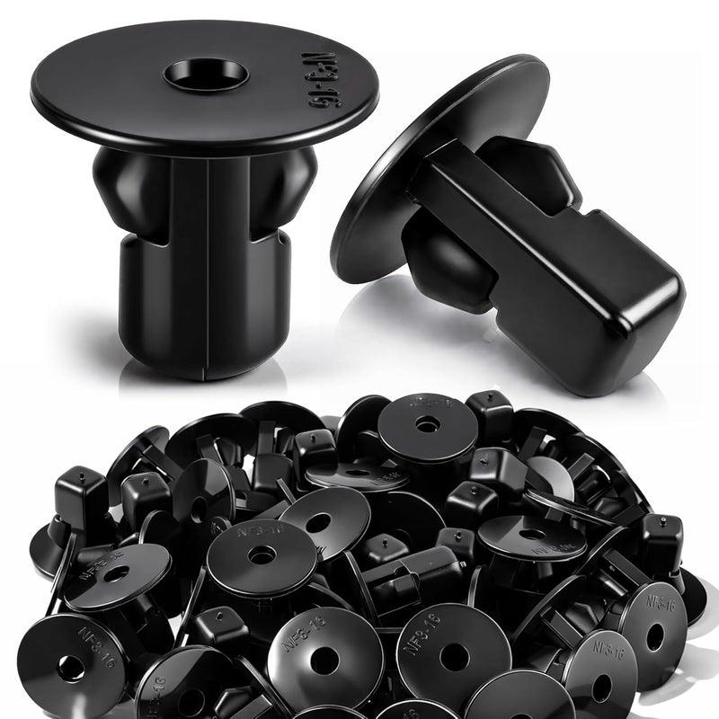GoaMotors 50 PCS K55 Car Retainer Clips Plastic Fastener Kit Fender Liner Wheelhouse Liner, Nut Retainer Replacement for Toyota for Camry for Corolla for Highlander for Tundra for Tacoma for Sequoia Local & cross border ship compatible - Image 1