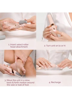 Pedi Rechargeable foot peeler with extra head  - Image 3