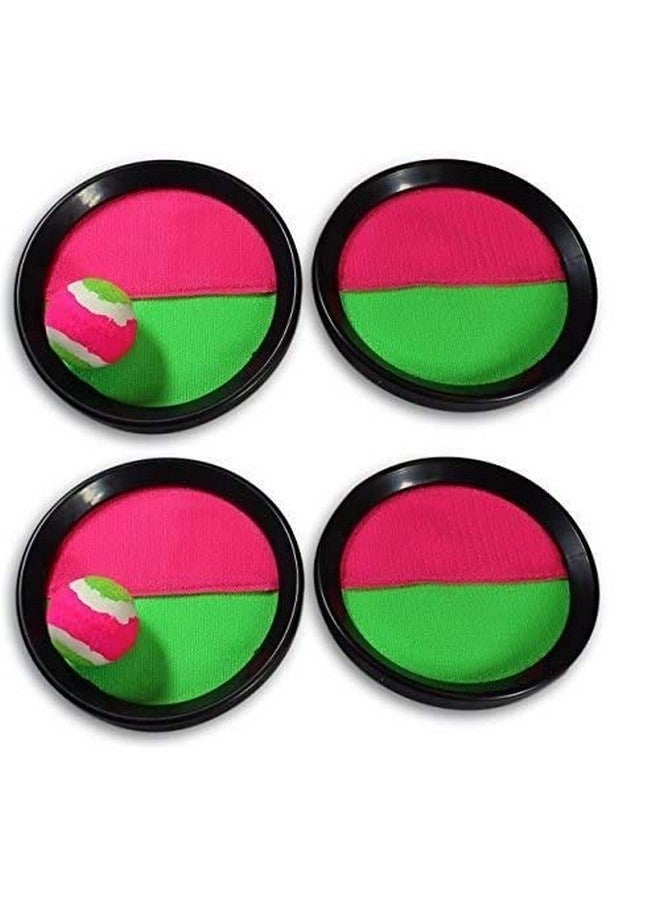 Toys+ Paddle Catch Toss and Catch Ball Game Set! Throw Catch Bat Ball Game (2 Pack) Kids Version for Children - Image 1