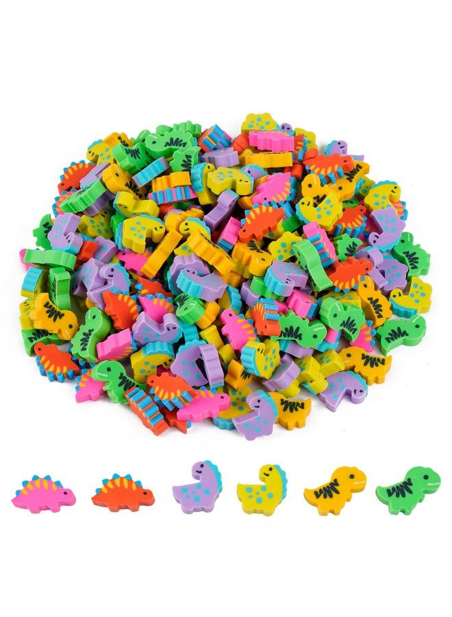 Kolewo4ever 200 Pieces Mini Dinosaur Erasers Bulk Small Pencil Erasers Latex Free Soft Erasers Pencil Erasers For For Classroom Homework Rewards Party Favors Gift Filling - Image 2