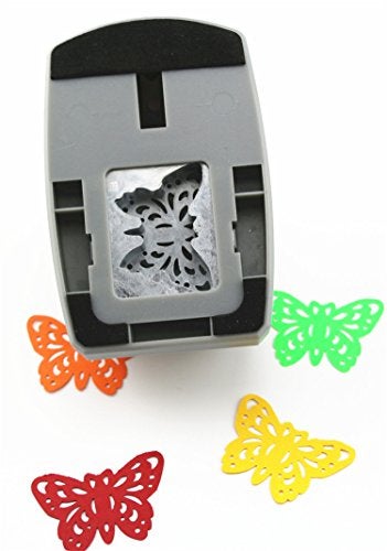 CADY Crafts Punch Paper Punches Creative Life Crafts Engraving Hole Punch 2-Inch -DIY Paper Punch for Card Scrapbooking Craft Punch Embossing Border School Supplies (Butterfly-2) - Image 3