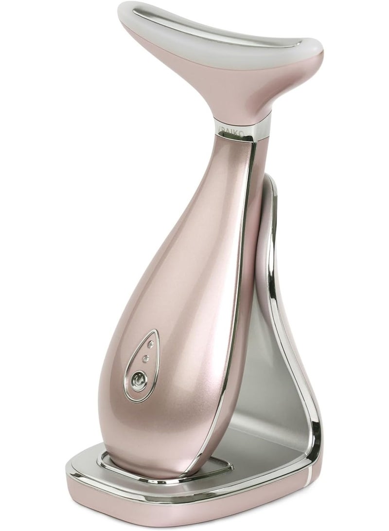 VRAIKO Neck Face Massager, Face Sculpting tool, Skin Rejuvenation Device with Thermal, Triple Action LED and Vibration, for Anti-aging, Lifting and Tightening Sagging Skin - Image 1