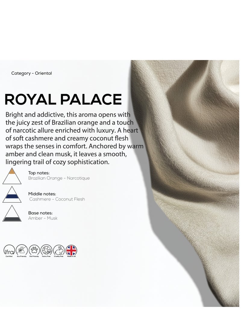 Dr Scent Diffuser Aroma Oil - Royal Palace - Brazilian Orange (Top), Narcotique, (Middle) Cashmere, Coconut Flesh, (Base) Amber and Musk Notes (500ml) - Image 2