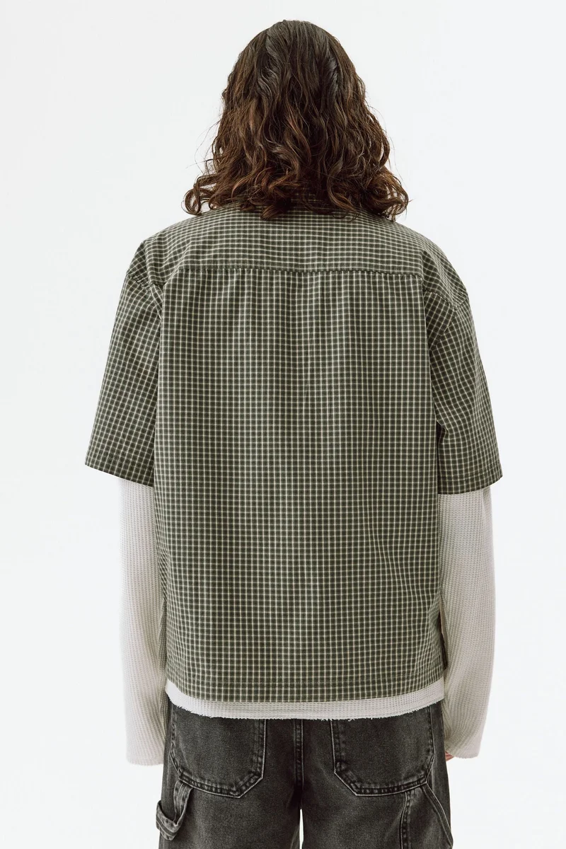 H&M  Relaxed Fit Cotton shirt for Men | Best Price UAE