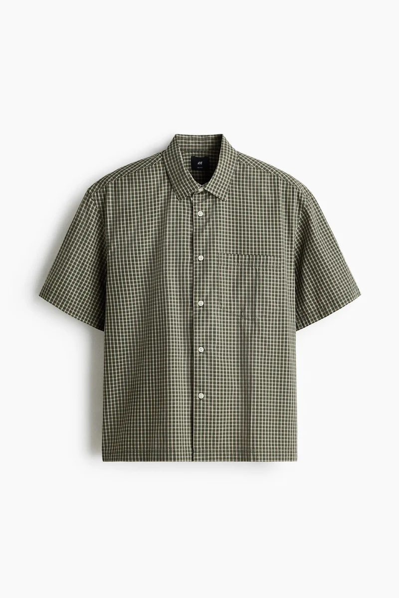 H&M  Relaxed Fit Cotton shirt for Men | Best Price UAE