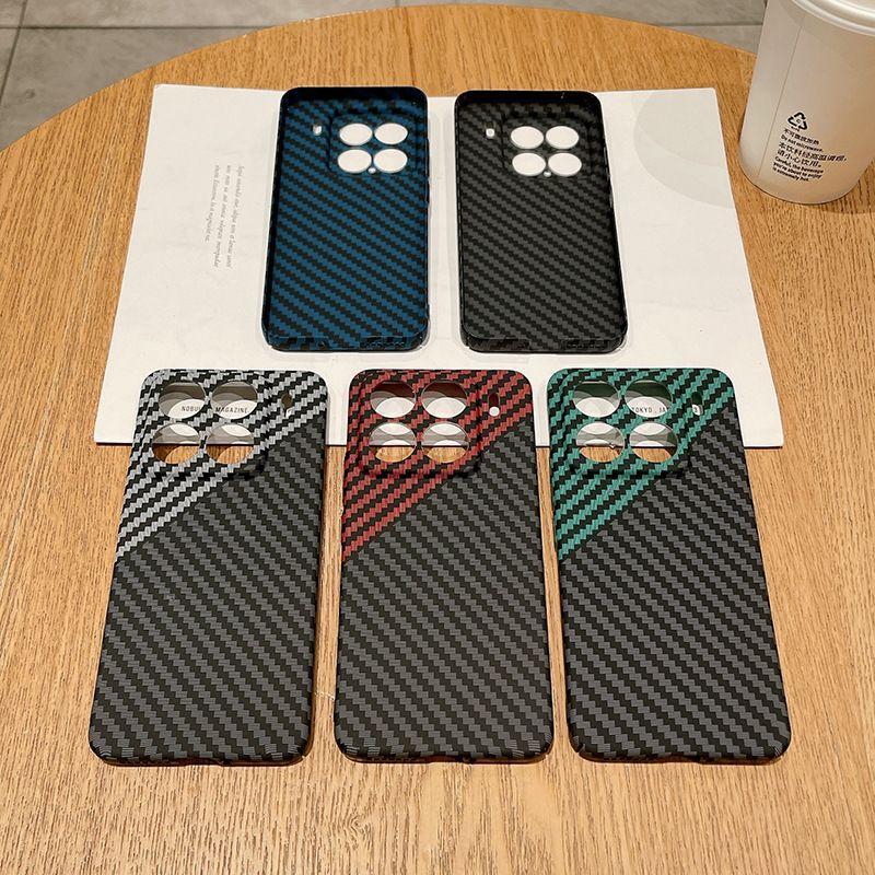 Ultra-Thin Water Transfer Carbon Fiber Texture Hard Phone Case for Xiaomi 15 Pro and Xiaomi 14, Shockproof Full Coverage Cover - Image 5