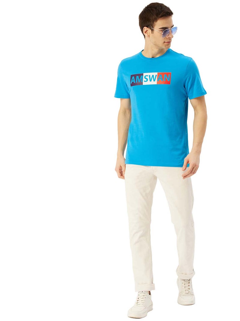 amswan PREMIUM COTTON PRINTED HALF SLEEVE CREW NECK T-SHIRTS - Image 5