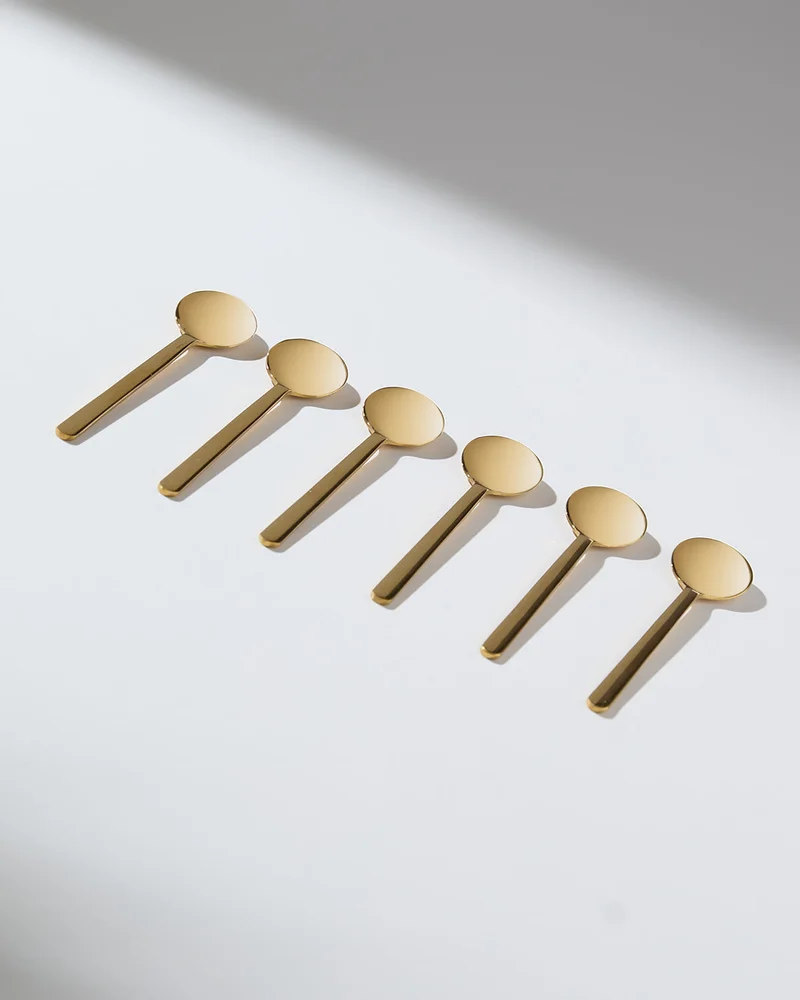 REDTAG Gold Coffee Spoon (Pack of 4)