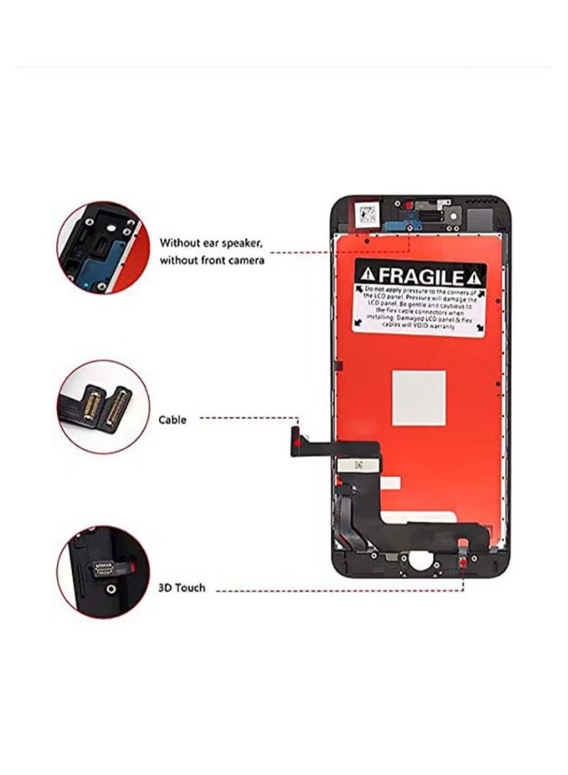 Phoni LCD Screen Replacement For iPhone 8 Plus Black - Image 4