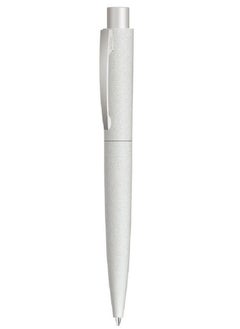 Uma Pack of 5 Retractable Metal Ballpoint Pen with Stone Look and Touch From UMA Made In Germany Light Grey  - Image 2