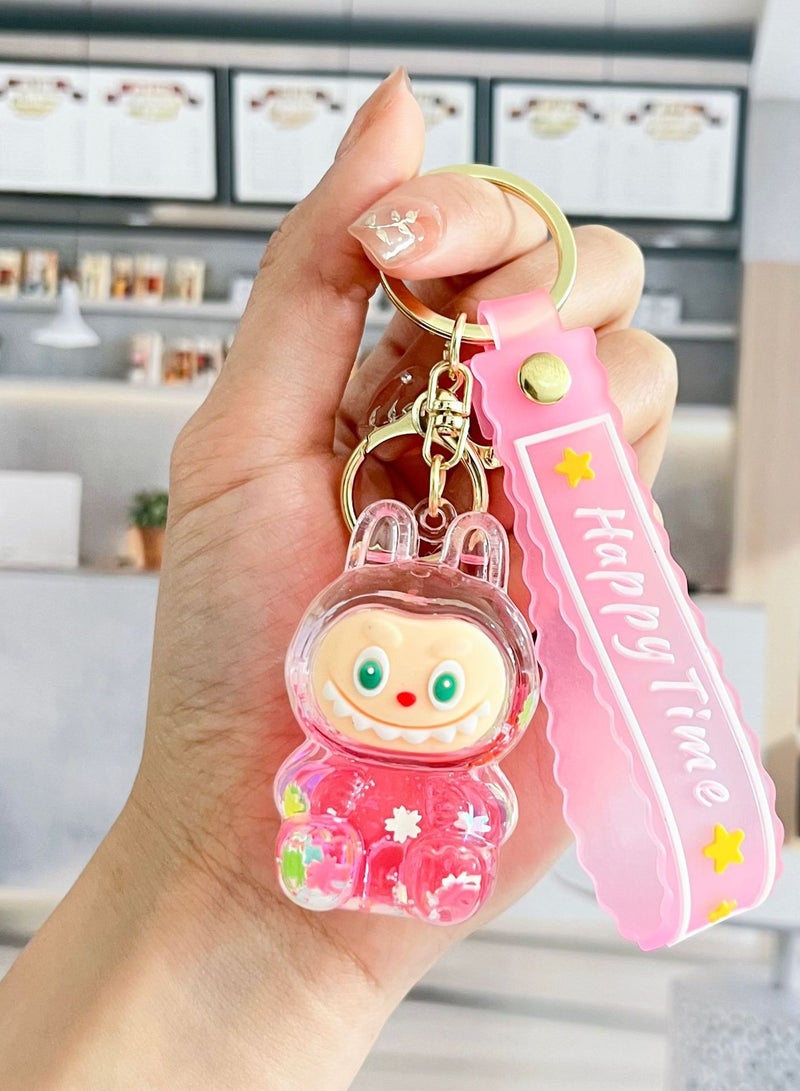 Labubu Cute Keychain Cool Pendant Accessories Cute Keychain Backpack Car Pendant 