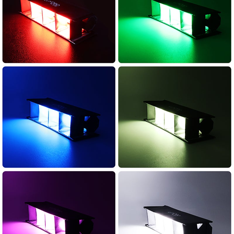 مستعد للكسو Luxceo الشفاف الشبكي قابل للطي (Eggcrate) للضوء الفيديو الليدي RGB P200، مناسب لتصوير الصور الشخصية في الاستوديو وتصوير المنتجات الفيديو، 212x67 ملم - Image 3