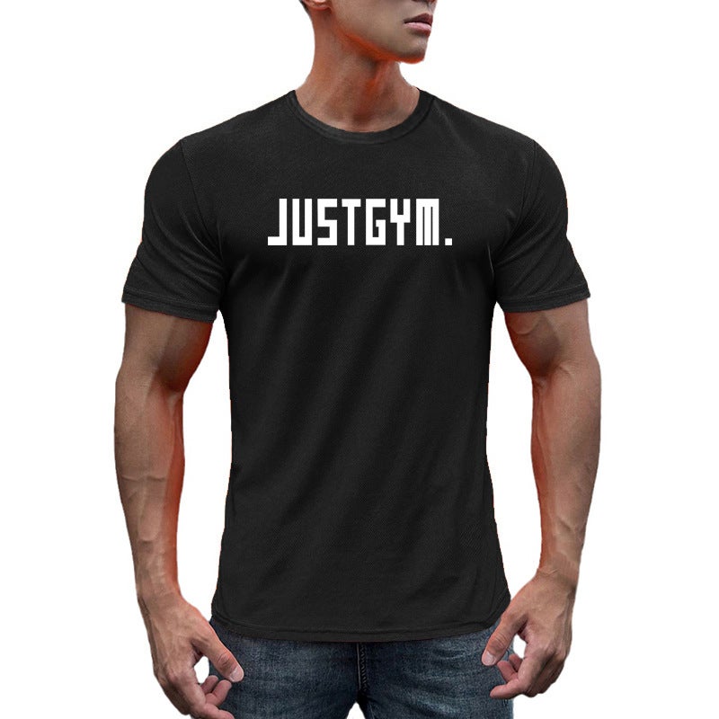 Sports Short-Sleeved Men'S American-Style Dipper Muscle Basketball Muscle Slim Training Casual Mesh Breathable Fitness T-Shirt Quick-Drying - Image 5