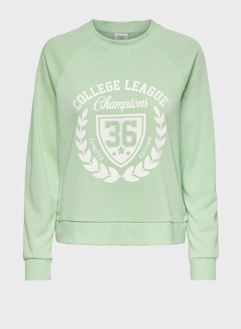 Jacqueline de Yong Graphic Sweatshirt