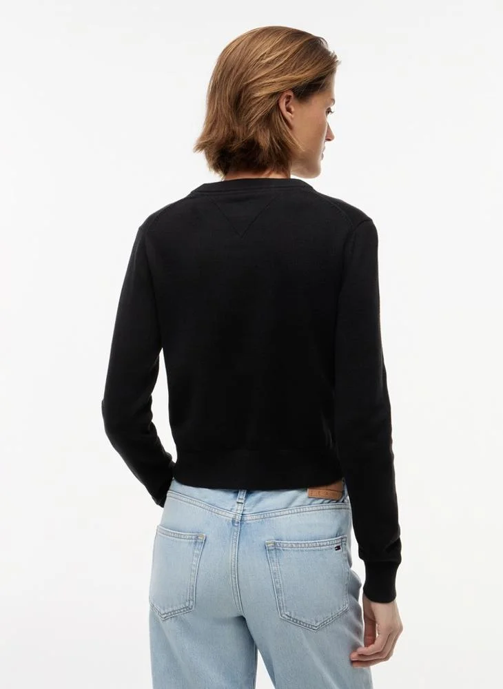 Tommy Jeans Flag Crew Neck Jumper