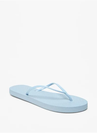 Celeste Womens Textured Thong Slippers
