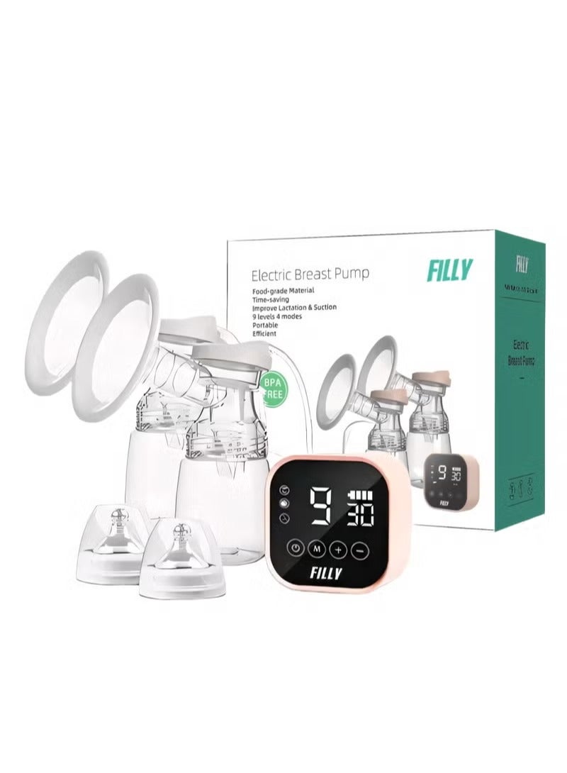 Filly Electric Double Breast Pump with Lactation Function Wearable Hands Free Electric Automatic Breastfeeding Breast Pump - Image 1