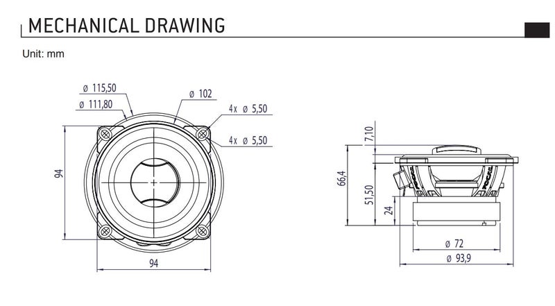 Focal ACX130 Auditor EVO Series 5.25" 2-Way Coaxial Speaker Kit - Image 3