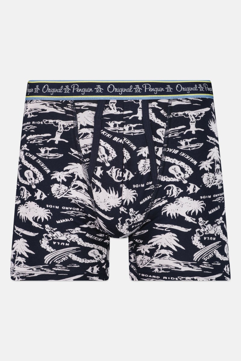 Original Penguin Men 2 Pieces Allover Print Boxer Briefs, Multicolor - Image 4