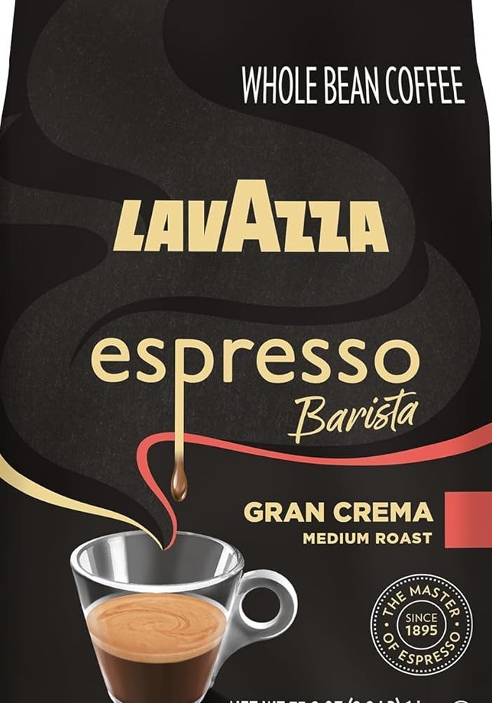 Lavazza Espresso Barista Gran Crema Whole Bean Coffee Blend, Medium Roast - 2.2 LB (35.2 Ounce) - Image 1
