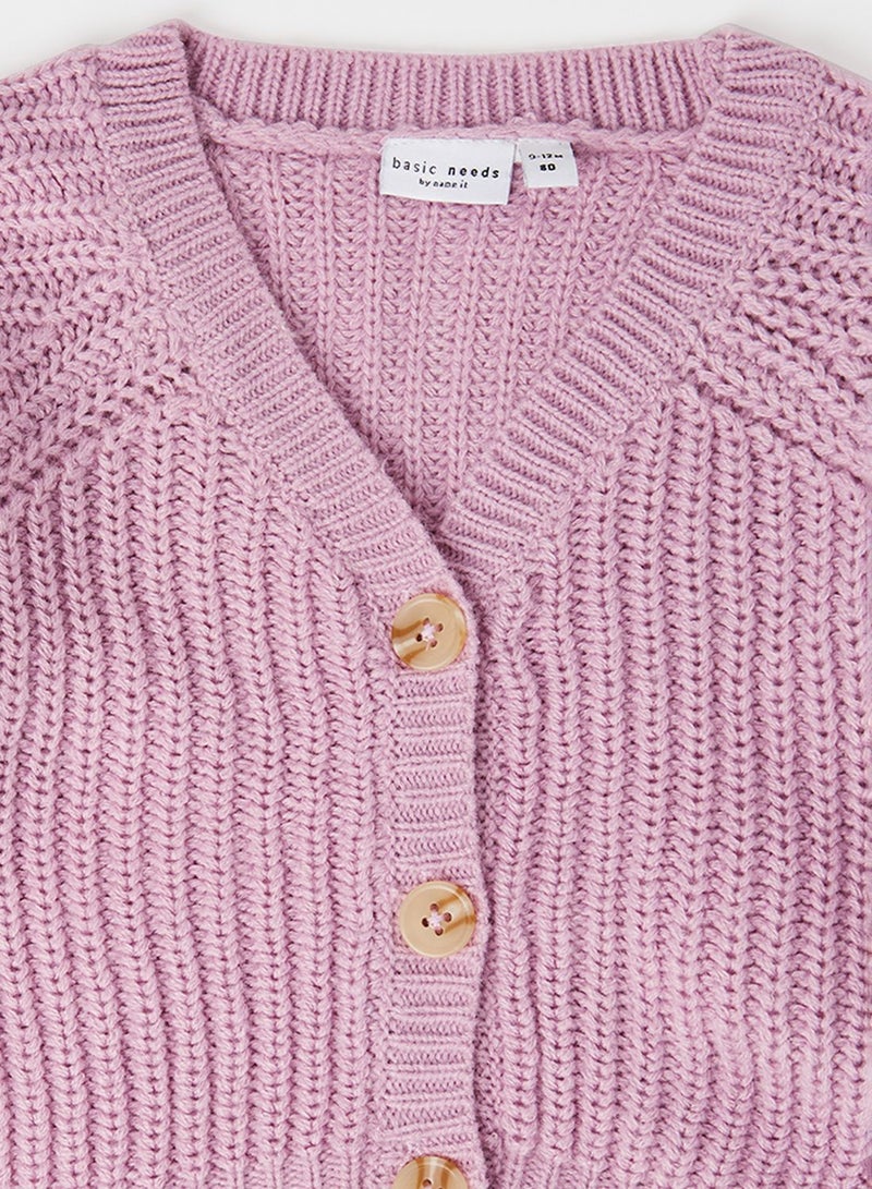 NAME IT Kids Raglan Sleeve Cardigan - Image 3