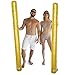POZA 2 Pack Inflatable Jumbo Pool Noodles Floats Premium Luxurious 74 Inch Giant Water Floating Noodles Filled with Sparkle Confetti Pool Float for Swimming Pool Beach Lake - Image 3