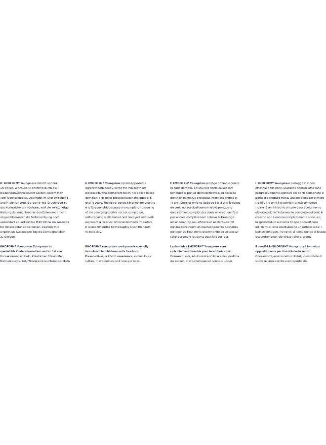 EMOFORM® YOUNGSTARS TOOTHPASTE 75 ml - Image 3
