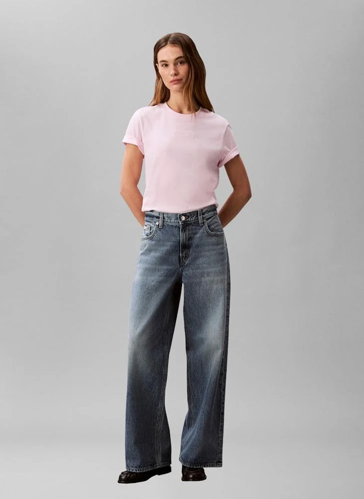 Calvin Klein  Classic Logo T-Shirt for Women | Best Price UAE
