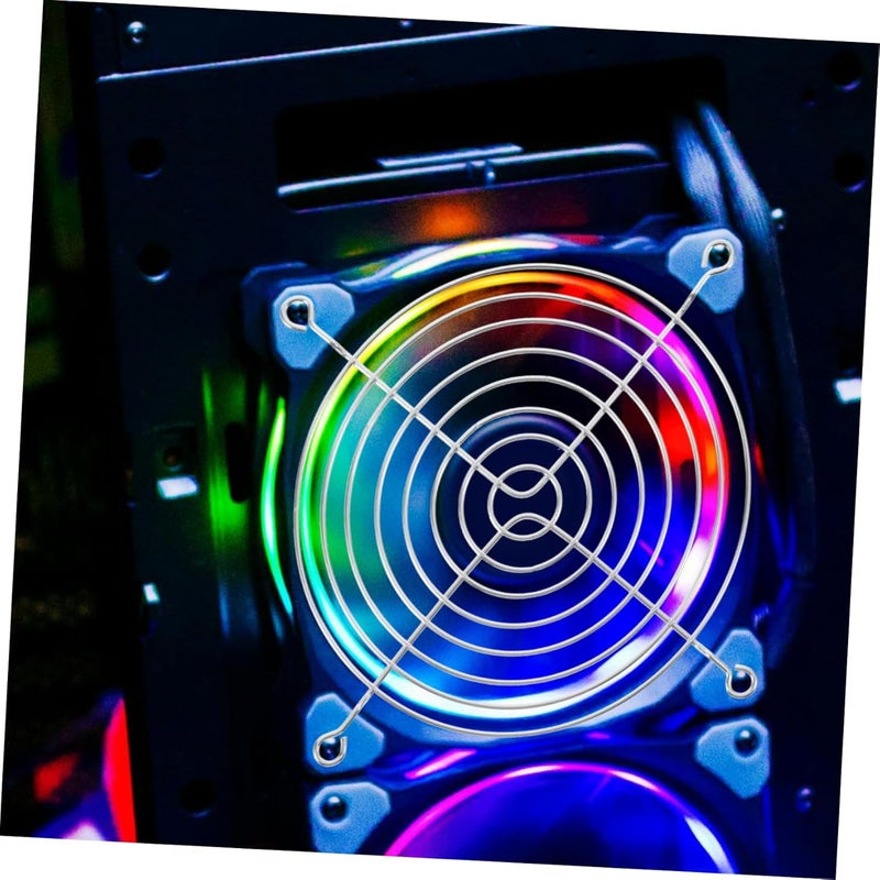 SMASOLO 20pcs Fan Cover Mesh Grills with Mounting Screws Durable Protection for Computer Cases and Ventilation Fans Easy Installation for Gaming - Image 4